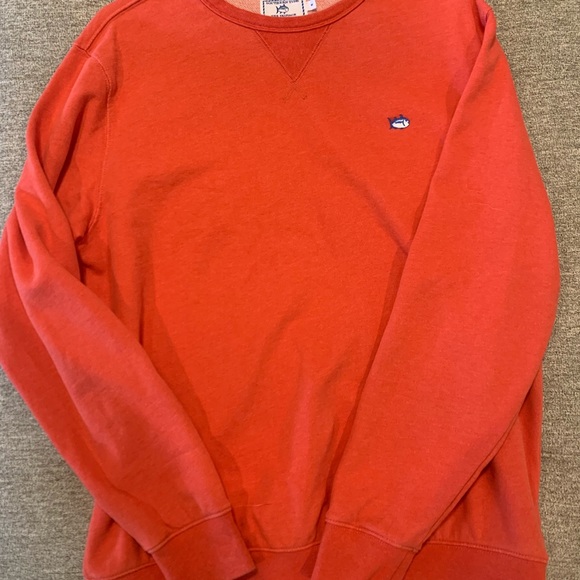 Orange Southern Tide Sweatshirt for Men - Picture 1 of 3